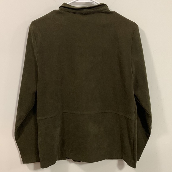 R & K originals olive green jacket, very soft & soft on inside too, good cond - Picture 3 of 4